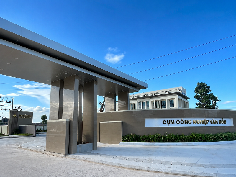 Cụm công nghiệp Vân Đồn đã chính thức đi vào hoạt động