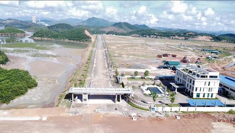 Cụm công nghiệp Vân Đồn đang dần hoàn thiện hạ tầng